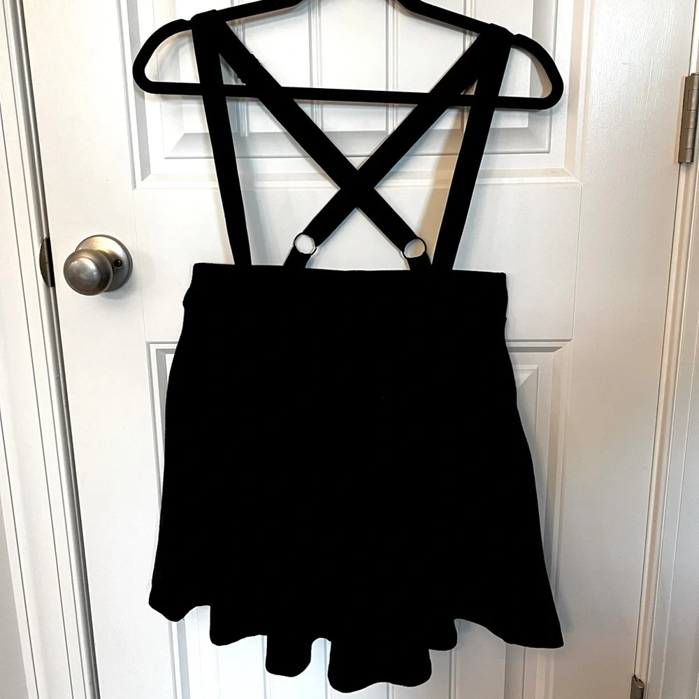 Hot Topic Suspender Circle Skirt - Picture 1 of 4